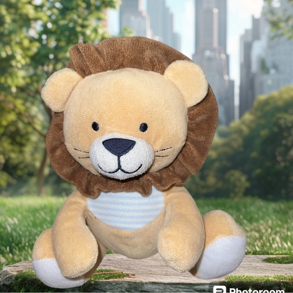 Carter's Other - Carters Just One You Tan Lion Wind Up Musical Baby Plush Toy Head Moves Lovey
